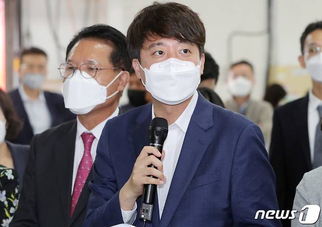 이준석 국민의힘 대표 2021.6.18/뉴스1 © News1 유경석 기자