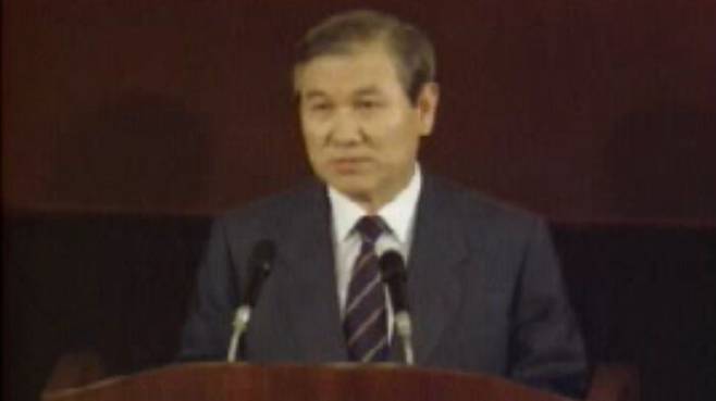 1989년 노태우 대통령은 한민족공동체 통일 방안을 발표했다.