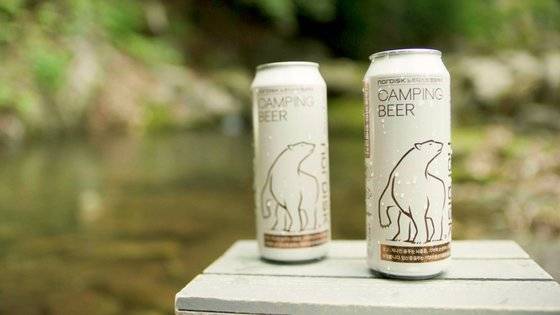 곰표 수제 맥주 인기에 GS25는 덴마크 캠핑용품업체와 협업해 노르디스크 맥주를 선보였다. 사진 GS25