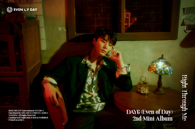 Young K (Young K) of the band DAY6 (even of Day) fascinated the fan with the dazzling eyes of Remady.DAY6 (even of Day) releases and returns on July 5 with its second mini album, Right Through Me (Light Through Me) and the title song Get Through.Prior to this, on the 25th, at 0:00 on various official SNS channels, the personal Teaser photo was first released to give a glimpse of the new visual concept.The first runner Young Ks image 4 attracted the fans attention with a dreamy atmosphere.Young K in the Teaser showed off his sleek sidelines and more beautiful beauty, and he stared at the camera with his eyes full of excellence.In addition, he produced vintage moods with detailed details such as dark green stand lighting and colorful pattern costumes, raising curiosity and expectation about the new album at the same time.The new song Past Through is expected to convey an intense impact to listeners like an intuitive title and once again prove the unique musicality of I believe and listen.Young K and Wonpil participated in the title song writing and composition again in August 2020 following the unit debut song To the end of the wave.DAY6 (even of Day) presents its growing musical capabilities and new colors through its mini-tab, which was directly worked on.The new book included seven songs, including We Pass Through, We Are, WALK, What You Wanted, At the End of the Tragedy, Im Alone Home and LOVE PARADE (Love Parade).DAY6 (even of Day), a new album Right Through Me and the title song, which many music fans are waiting for, will be available on various music sites at 6 pm on July 5.