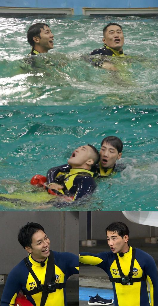 Lee Seung-gi and Park Gun, Special Warrior, unfold their pride Battle.On SBSs All The Butlers, which will be broadcast on the 4th (Sun), last week, Lee Seung-gi, Yang Se-hyeong, Kim Dong-Hyun and daily student Park Gun will be trained to cope with the tidal, wave and ian-yu accidents that occur in the summer water to four masters of the Korea Coast Guard Education Center.Members who experienced the state-of-the-art training of the Korea Coast Guard Education Center challenged swimming in artificial birds similar to actual accidents.Unlike the view, the vortex waves that rise in the water were magnificent, and the members were hard to swim and eventually declared retreat.Park Gun, a daily student, has been excitedly diving into the water and showing confidence in his training, and he hopes to show his ace to the end.In addition, the four masters trained to prevent water-related accidents that may occur when and where they were going to happen.Save your colleagues. When you fall into the sea, if you eat water, you can get brain death four minutes later, so you have a way to safely rescue the victims in Golden Time.On the spot, the members also went into a real battle to rescue their colleagues in Golden Time.Lee Seung-gi and Park Gun, who were united in Special Warrior camaraderie, were held with pride to rescue their colleagues.The two are curious about whether they rescued the victims Kim Dong-Hyun and Yang Se-hyeong safely.The water disaster safety white paper, Life and Death, can be found on SBS All The Butlers, which is broadcasted at 6:30 pm on the 4th (Sunday).