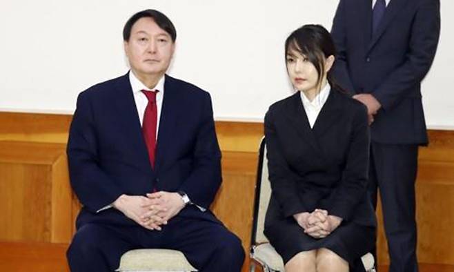 윤석열 전 검찰총장과 부인 김건희 씨. 뉴시스