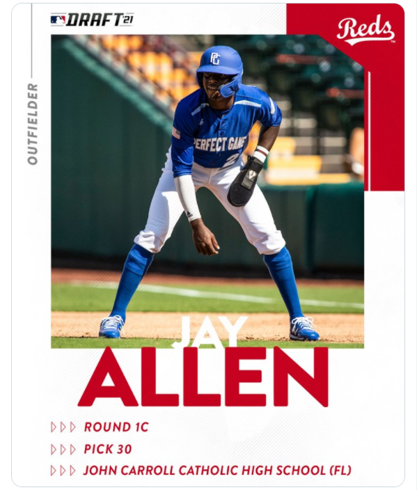 ▲ 제이 앨런 ⓒ 신시내티 레즈 SNS