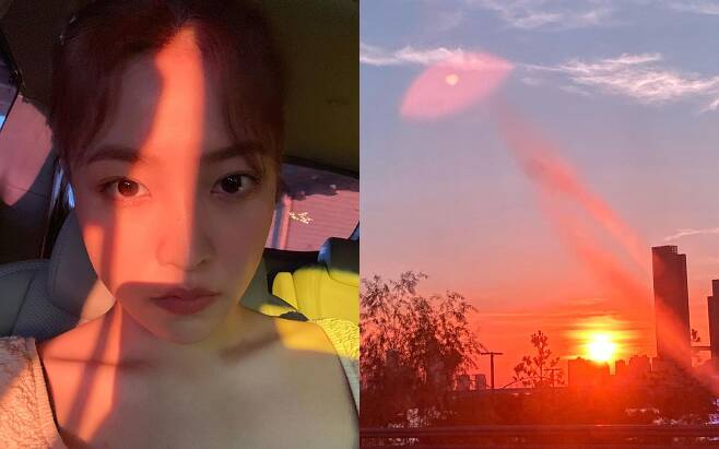 Red Velvet Yeri showed off her intense visualsOn the 21st, Yeri posted two photos on his Instagram with Sun Emoticons.In the photo, Yeri is taking a selfie in a red-colored car with a sunset, and she showed off her beautiful beauty even in a merciless close-up shot with clear eyes, lips, and clean skin.Yeri also took a picture of Sun and the moon showing up.In the appearance of Yeri, who left an intense visual like Red Sun, fans admired the comments such as cool, cute and pretty.Meanwhile, Yeri appeared in the web drama Blue Bus Day with the Pentagon Hong Seok and will be released for the first time on Friday, July 23 at 7 pm Naver TV.