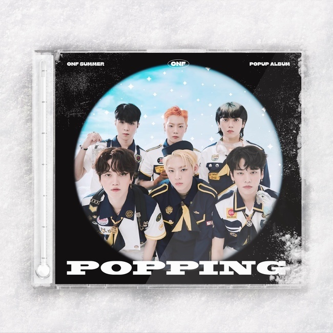 The boy group ONF (ONF), called the famous song Good Restaurant, presented a digital cover of the new song Summer Snack (POPPING).On July 25, WM Entertainment, a subsidiary company, released a video that released digital cover of the summer pop-up album POPPING through ONFs official SNS channel.The digital cover captures the attention with an unusual image of the CD case in the snow field.ONFs logo, ONF SUMMER POP UP ALBUM, and POPPING are inserted into the front of the photo that seems to be looking at the members through a telescope.The thermometer is located on the left side of Case, which is organically connected to the teaser content that was released earlier, thereby enhancing the immersion of the concept.As it is released as an image, the effect of snow falling and the motion of the thermometer, which is getting higher and higher, are added to focus more attention.In particular, there is a growing question about ONFs first summer song, Summer Snack (POPPING), which will have a hidden meaning at the temperature that is rising even though it is placed in cold snow.ONF won the top of various domestic music sites with its first full-length album title song Beautiful released in February and the April repackaged album title song Ugly Dance.In addition to this, it has continued to make a great progress by breaking its own record of the first sales record, achieving the shortest time music video of 10 million views, and first place in the first music broadcast after debut.Beautiful Beautiful was named 10th on the download chart in the first half of the Gaon chart.Forbes, a United States of America economics magazine, highlighted Beautiful Beautiful with an article entitled Ten Most-Sold Songs in Korea by mid-2021.In addition, it was included in the 2021 Best K Pop Song selected by the United States of Americas famous media TIME, which made ONFs global influence more powerful.ONF will release POPPING at 6 pm on August 9th.