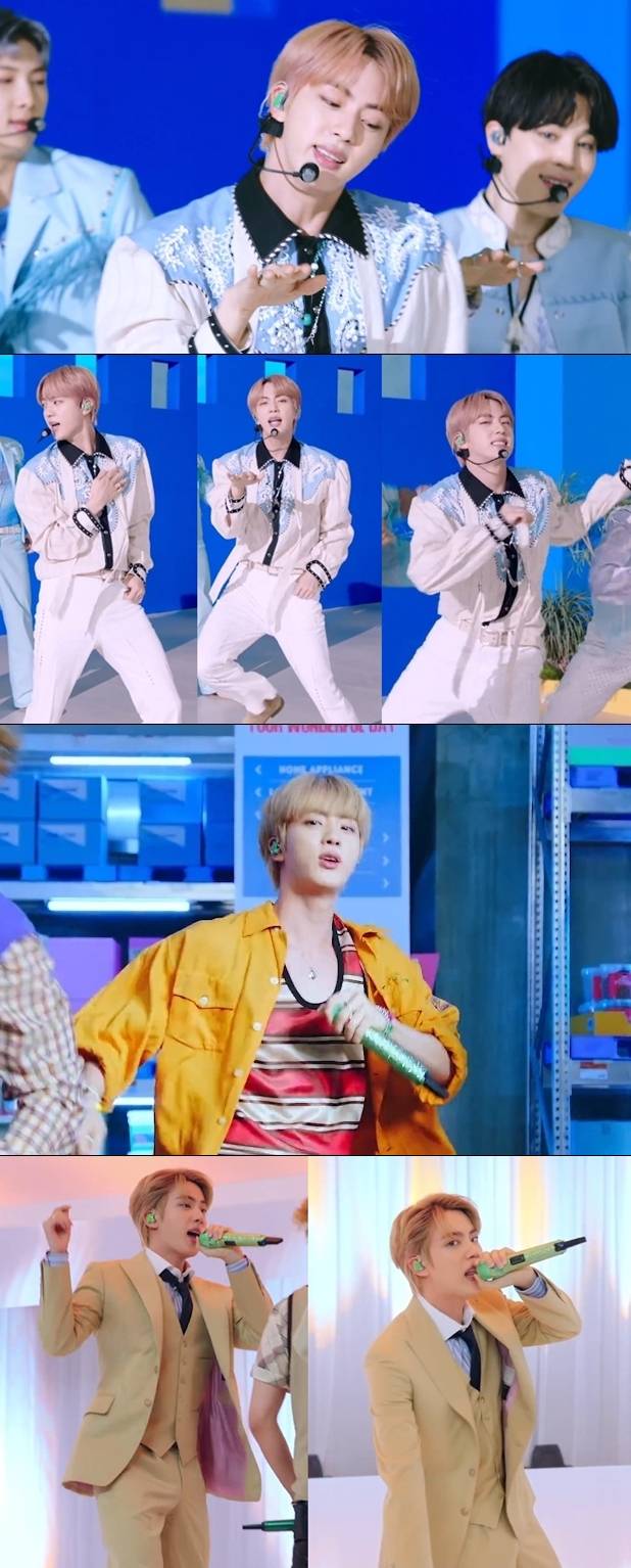 열도 따라 흐르는 크리스털 보이스..방탄소년단 진, 탄탄 라이브 실력 日호평 "마음 훔쳤다"