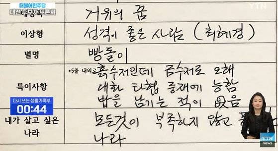 YTN 더불어민주당 대선후보 토론회. 인터넷 캡처.