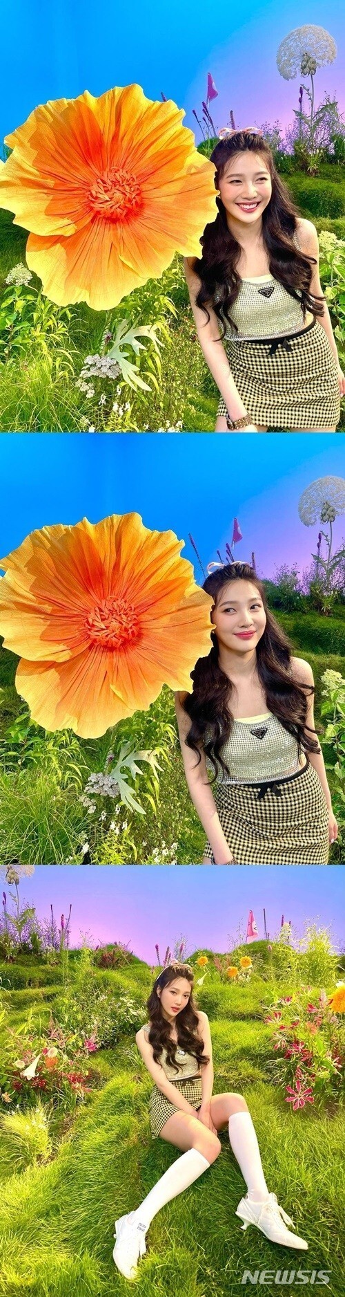 On the 20th, Joy posted a picture on his Instagram account with the words Nolah and my Carnivàle in the public photo, where Joy is standing next to a large flower.Another photo also sits and stares at the camera.Especially, with Joys transparent skin, it makes the viewers feel the juice to see with a fresh smile.On the other hand, Joys new Red Velvet mini album Queendom was released on various music sites at 6 pm on the 16th.