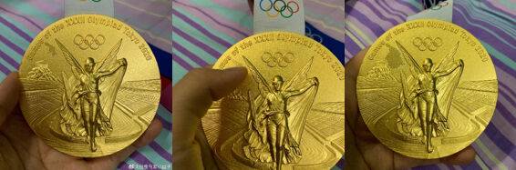 중국 금메달리스트 주쉐잉이 올린 사진 (출처 : 주쉐잉 웨이보)