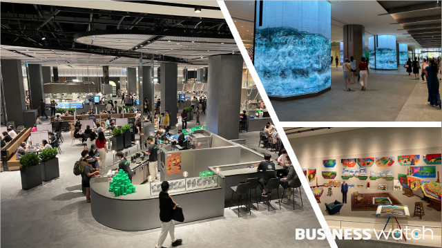 롯데백화점 동탄점은 기존 백화점과 '공간'에서 차별화했다. /사진=이현석 기자 tryon@