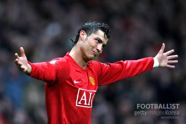 크리스티아누 호날두(맨체스터유나이티드 시절). 게티이미지코리아