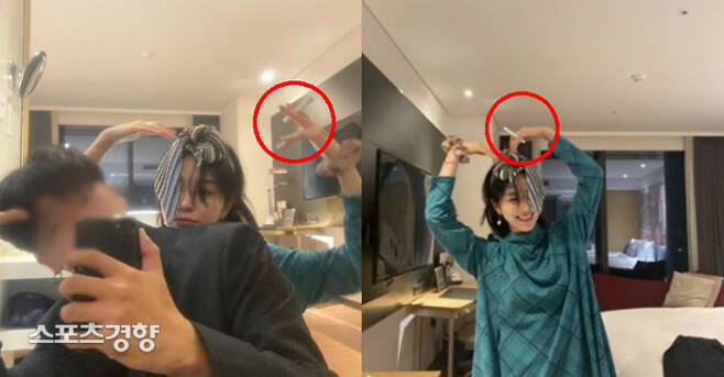 AOA 출신 권민아가 호텔 실내 흡연 논란에 휩싸이자 자신의 예약 내역을 공개하며 해명했다. 인스타그램 캡처