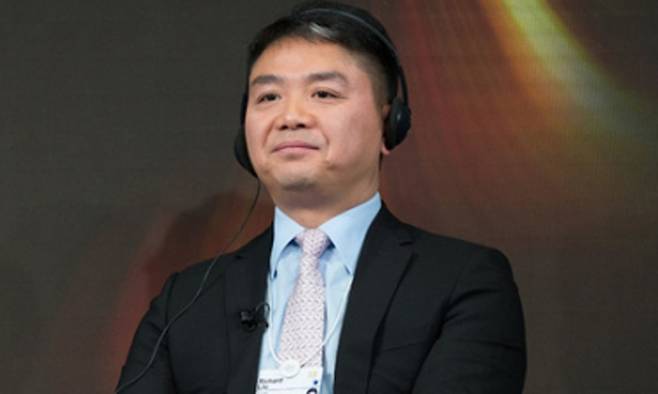 중국 전자상거래 업체 징둥닷컴의 류창둥 CEO. 신화뉴시스