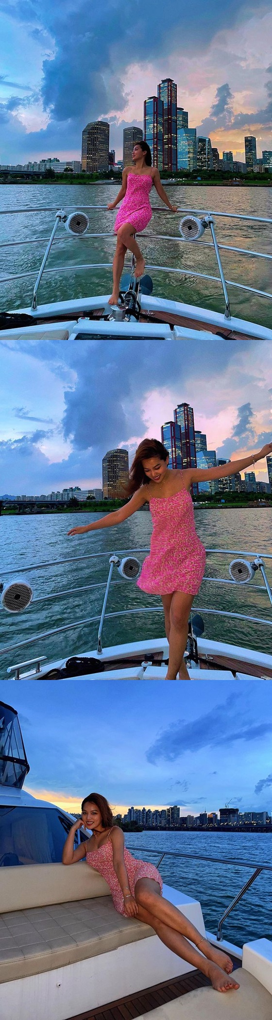 Kim Hee-jung posted several photos on his Instagram on the 11th.Kim Hee-jung in the public photo is posing on the yacht wearing a pink dress.The glow that gives a glimpse of Riverview and Cityview behind Kim Hee-jung, who is enjoying his leisure time, is also brilliant.Meanwhile, Kim Hee-jung appeared in the drama The Moon Rising River last April.