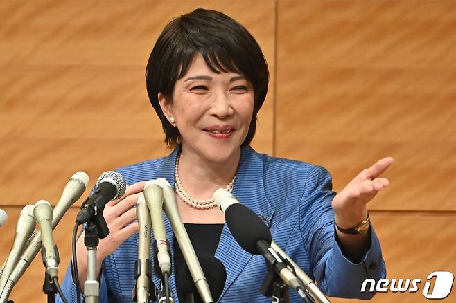 다카이치 사나에 전 일본 총무상 © AFP=뉴스1