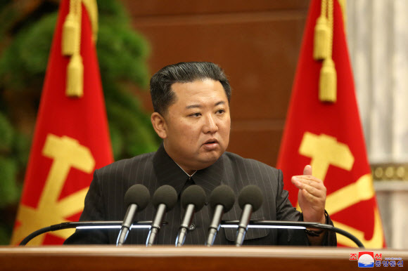 Kim Jong-un, leader of North Korea Korean Central News Agency/Yonhap News Agency