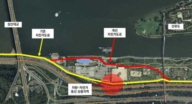 구조개선공사 위치도. 서울시 제공