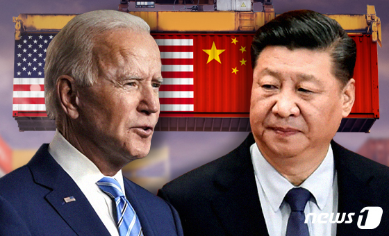 조 바이든 미국 대통령(좌)과 시진핑 중국 국가주석. © News1 최수아 디자이너