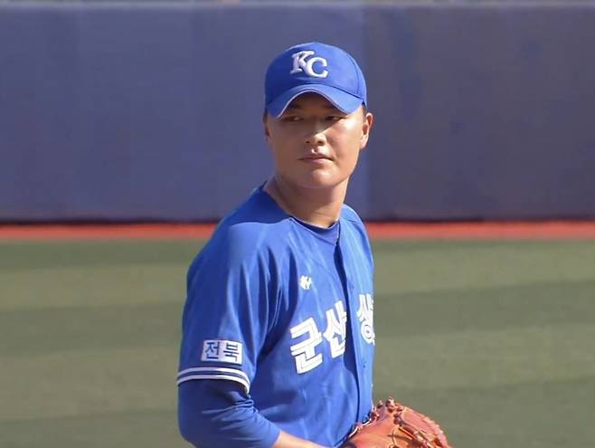 ▲ 군산상고 투수 김동준 ⓒSPOTV 캡처