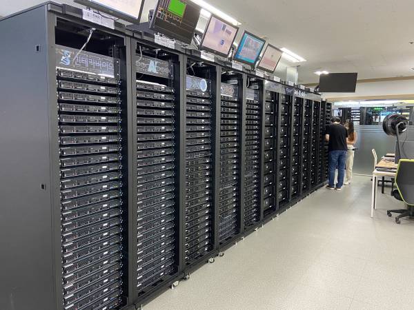 신테카바이오 데이터센터. /사진제공=신테카바이오