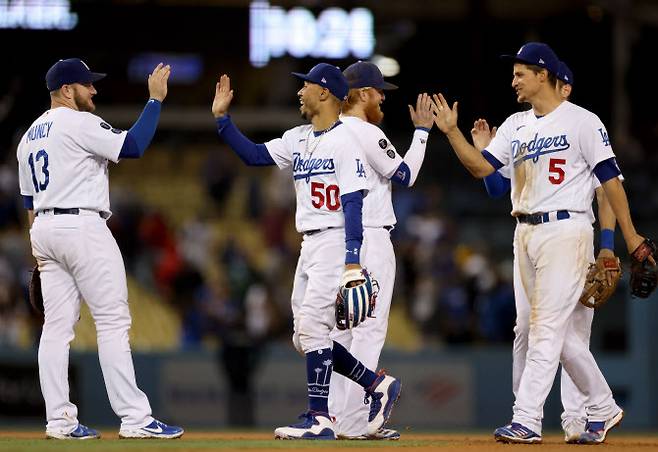 로스앤젤레스 다저스 선수들. (사진=AFPBBNews)