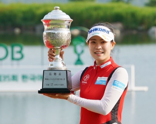 박민지는 한국여자오픈을 포함해 올 시즌 6승을 거두고 있다. [사진=대회조직위]