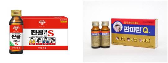 동화약품 판콜에스(왼쪽)와 동아제약 판피린큐. 각사 제공.