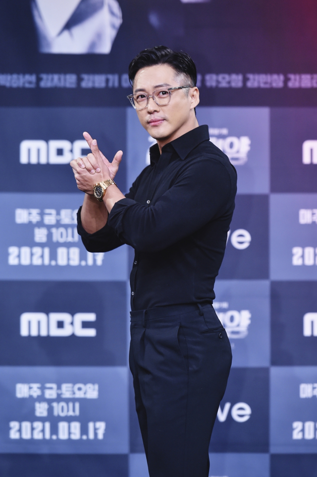 16일 오후 진행된 MBC ‘검은 태양’ 제작발표회에 참석한 배우 남궁민 / 사진=MBC 제공