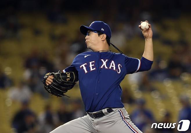 텍사스 레인저스의 양현종. © AFP=뉴스1