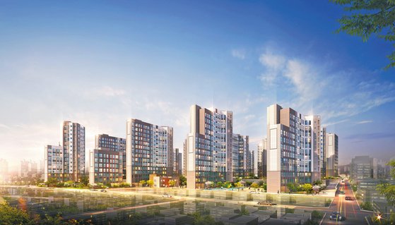 ‘강서파크원’(조감도)은 20년 이상 낡은 건물 비율이 높지만 도심공공주택 복합사업 대상지에서 제외돼 새 아파트 희소가치가 큰 서울 강서구에 들어서 수요자 관심이 높을 것으로 예상된다.