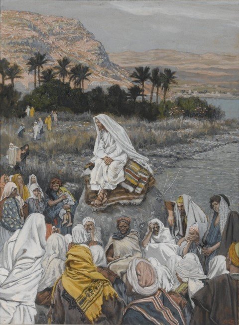 예수는 갈릴리 호수일대를 돌며 사람들에게 하늘나라의 메시지를 쉬운 말로 전했다.