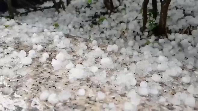 우박 자료사진. 연합뉴스TV