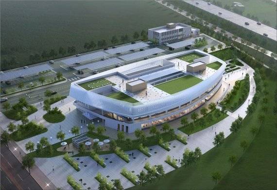 전남도 동부권 통합청사 조감도