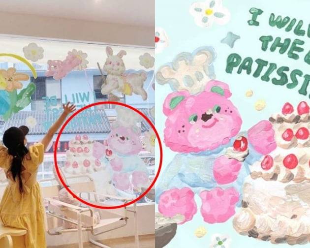 이슬로 작가의 삽화(우)를 무단으로 무단 도용했다는 의혹을 받고 있는 중국 유명 배우 조로사/사진=조로사 인스타그램, 이슬로 작가 인스타그램