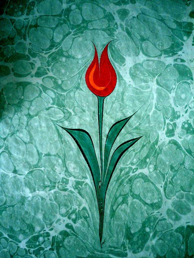 터키 전통 마블링 공예, 에브루. 터키문화관광부 제공