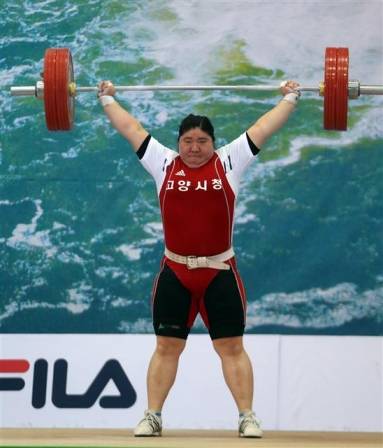 현역 시절 장미란 선수. 연합뉴스