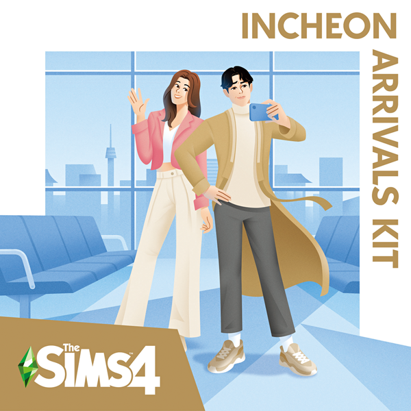 사진= Ths Sims4(심즈) 인천공항 패션키트 섬네일, EA 제공