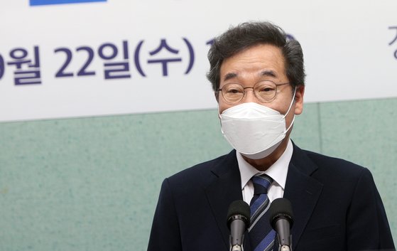 더불어민주당 대선주자인 이낙연 전 대표. 연합뉴스
