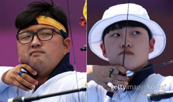 김우진(왼쪽), 안산. 사진=게티이미지코리아