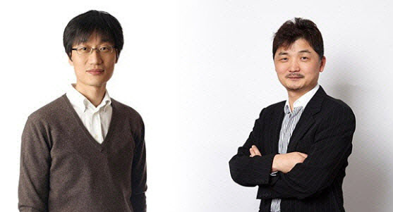 왼쪽부터 이해진 네이버 글로벌투자책임자(GIO)와 김범수 카카오 이사회 의장(이데일리 DB)