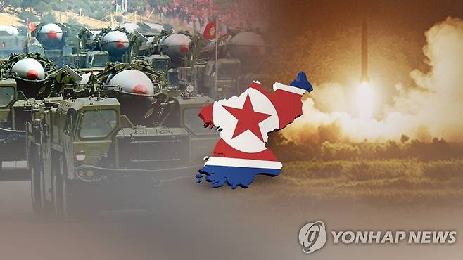 북한 미사일발사(CG) 위 사진은 기사 내용과 무관합니다. [연합뉴스 자료사진]