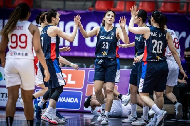 ▲ 한국 여자 농구 대표 팀이 '아시아 최강' 일본에 석패했다. ⓒ 국제농구연맹(FIBA)