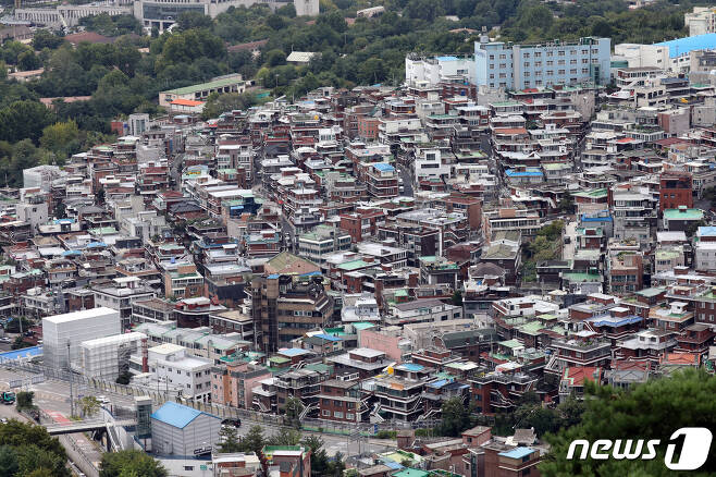 서울시내 빌라촌(자료사진) 2021.9.28/뉴스1 © News1 황기선 기자
