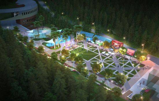 진양호 다이나믹 광장 계획도