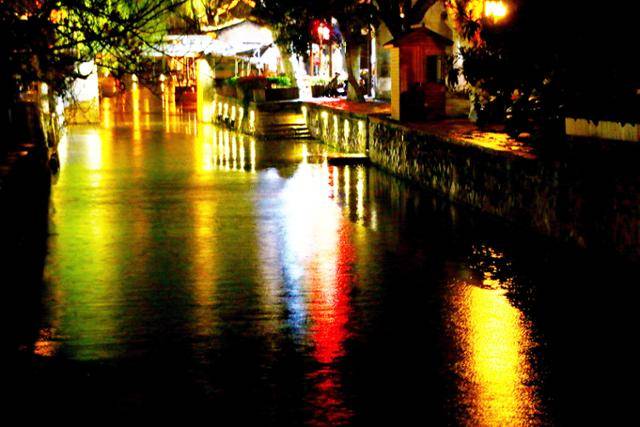 난쉰 다리 위에서 바라본 야경. ⓒ최종명