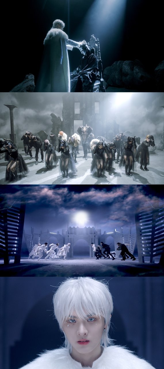 Fantasy Stone Kingdom (KINGDOM) rocked K-pop fan Sim with a fantasy-like Teaser video.Group Kingdom (Jahan, Ivan, Chiu, Arthur, Dan, Louis, Mujin) will be released on its third mini-album History City of London Kingdom: Part 3. through official SNS at midnight on the 14th.He posted a video of the title song Black The Crown Music Video Teaser from History Of Kingdom: Part III. IVAN.Teaser video, which started with the appearance of the album The Kingdom of Snow Ivan.Especially, the scene that implies the confrontation between Black Kingdom and White Kingdom stimulated the curiosity of K-pop fans with overwhelming scale and raised the expectation of Music Video main part.Also, the grandeur of the new album title song Black The Crown, which is heard for a while in the teaser video, caught the ear.Kingdom has been loved as a music with a narrative, expressing Fantasy K Pop, so interest in the sound source released on the 21st is gathering attention.Black The Crown Music Video was directed by Johnny Bros. director Lee Sa-gang, who directed Kingdoms debut song Xcalibur, again took megaphone.He will be able to offer more magnificent visual beauty in this Music Video with his unique detail and outstanding performance.Starting with trailer photos on the 23rd of last month, Kingdom pre-heated the comeback atmosphere by releasing concept photos and trailer images of three costumes, Fate, Antique, and Chaos, and Black The Crown Music Video Teaser images sequentially.On the other hand, Kingdom will be the third mini album History City of London Kingdom: Part 3.Ivan release showcase will start full-scale comeback activities.