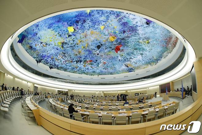 미국이 3년여 만에 유엔인권이사회(UNHRC)에 복귀한다. © 로이터=뉴스1 © News1 정윤영 기자