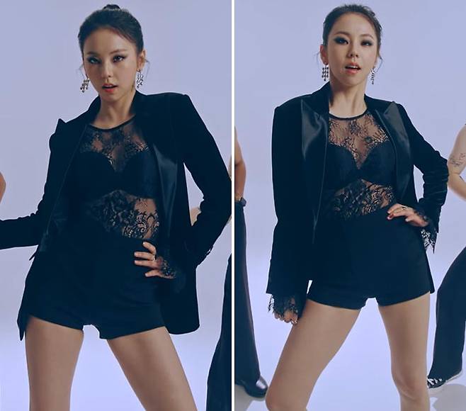 가수 겸 배우 안소희가 가수 태민의 'Move' 댄스를 커버하는 모습./사진=안소희 유튜브 영상 캡처