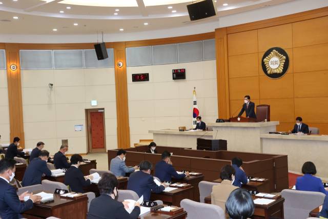 ▲포항시의회 제287회 임시회 3차 본회의를 열어 있다.ⓒ포항시의회 제공