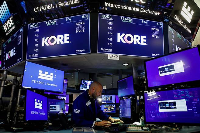 미국 뉴욕 증권거래소의 모습. /로이터 연합뉴스